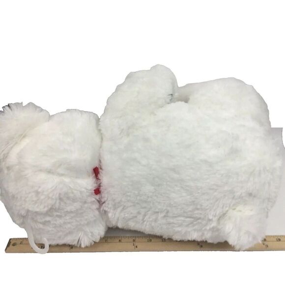 Dan Dee Collector's Choice White 18" Plush Bear Red Rose Flower Valentine's Day - Picture 10 of 10